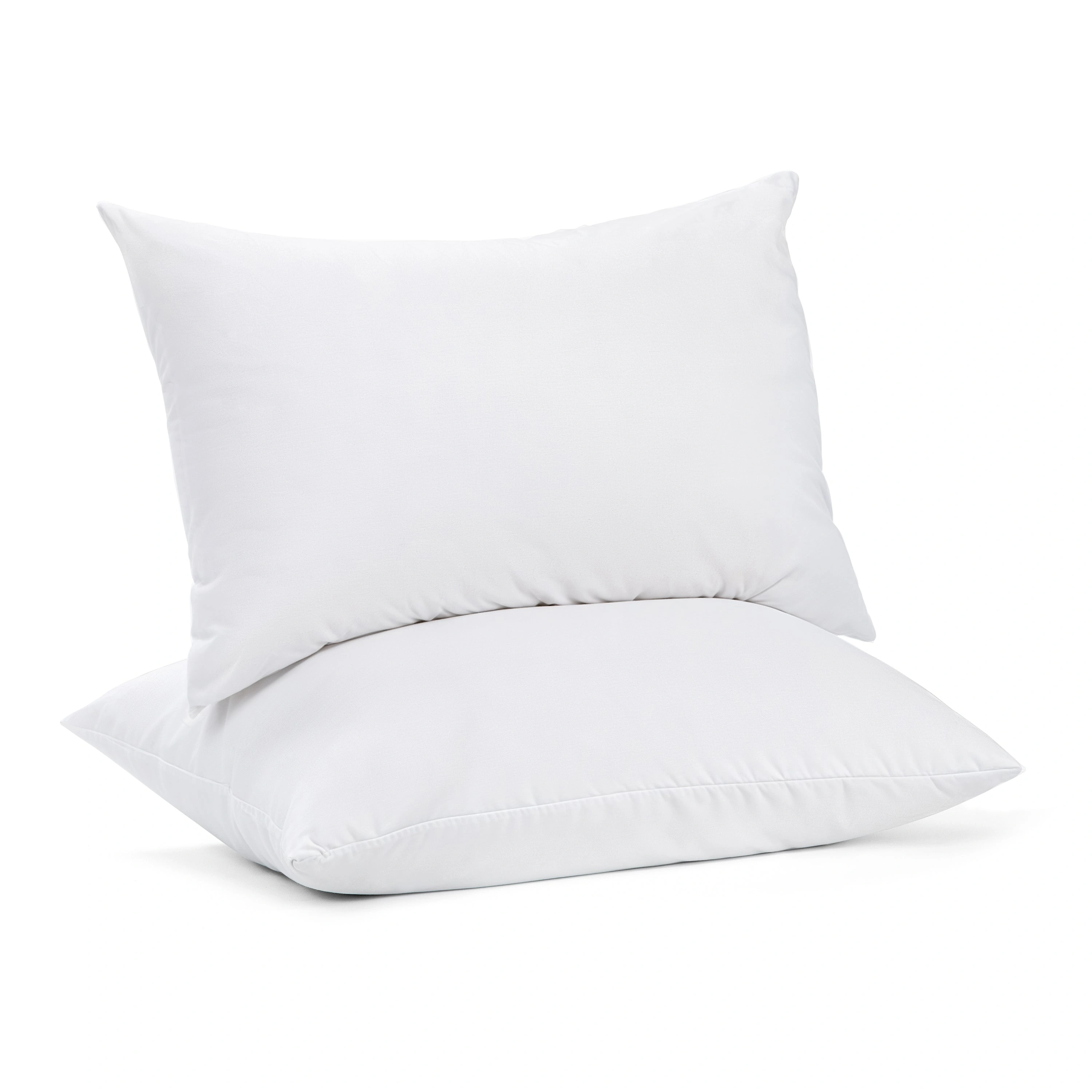 Cool Sleep Pillow: Cotton Cover, Poly Fill, Breathable & Fresh. Allergy-Free Comfort!